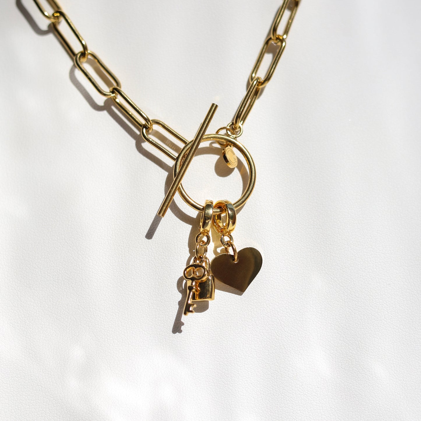 Lock and Key Lock Charm