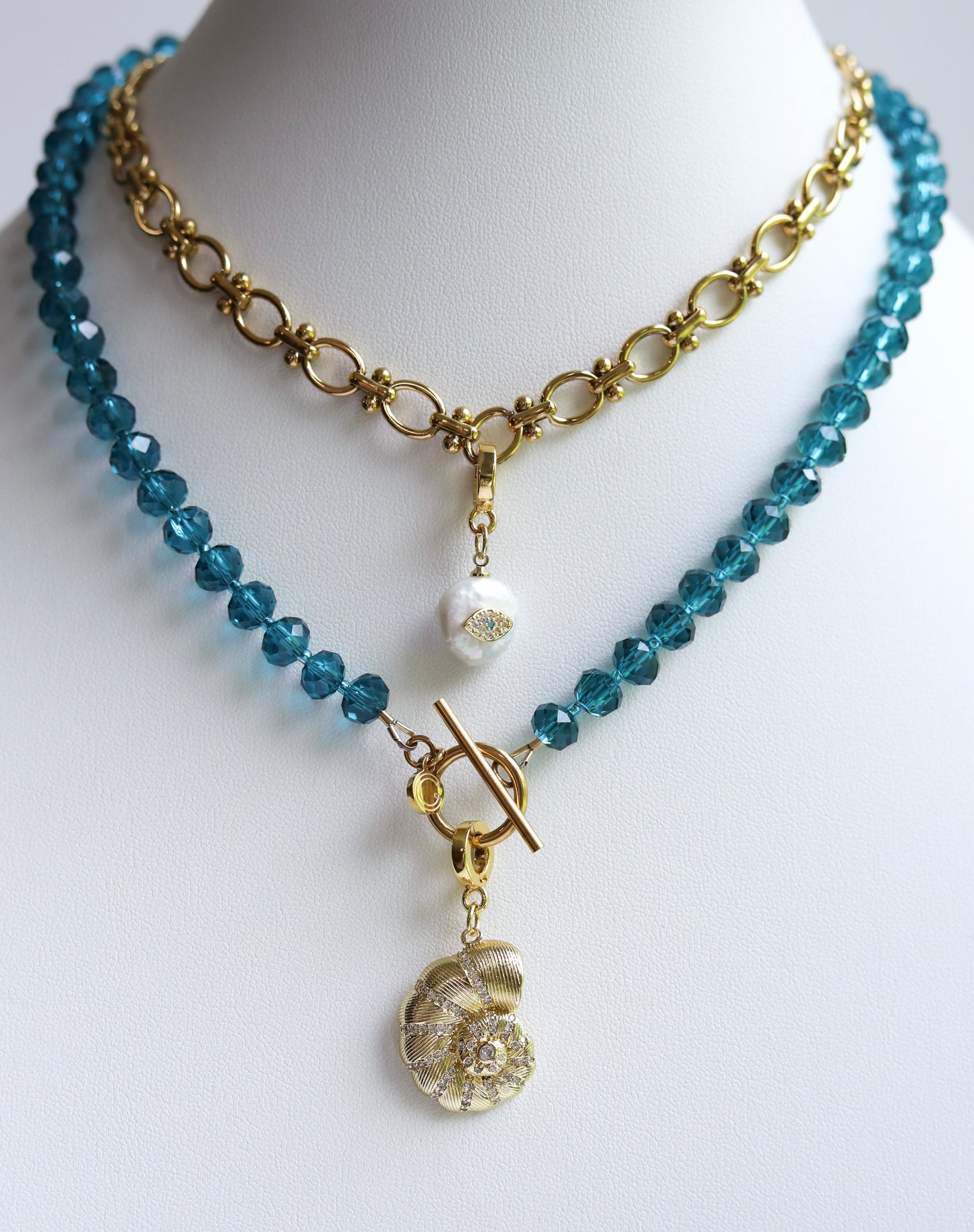 Nautilus Shell Lock Charm