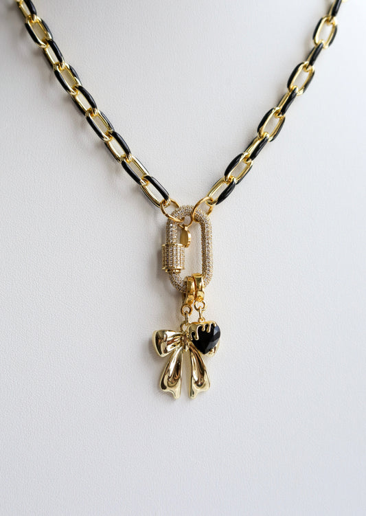 Drip Heart Lock Charm