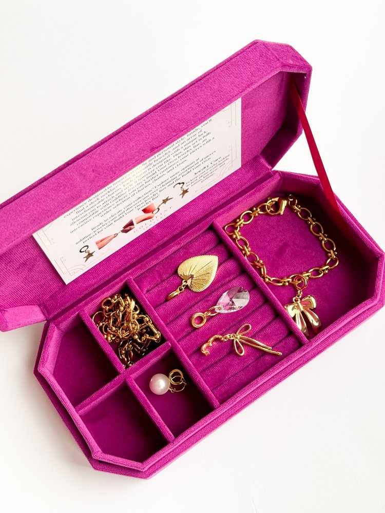 Art Deco Heart Lock Charm