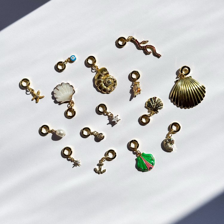 Pavé Anchor Lock Charm