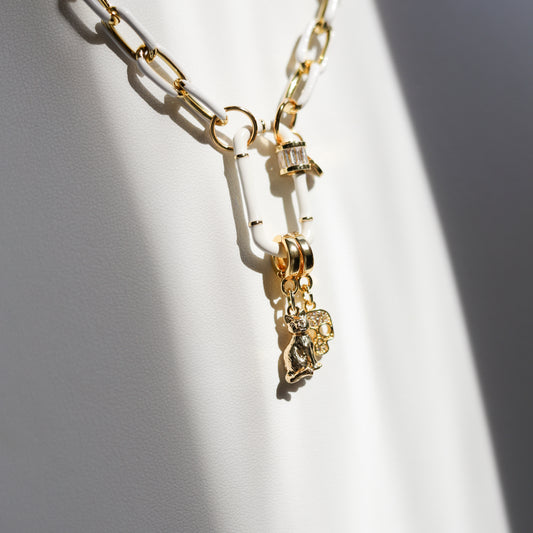 Cat Lock Charm