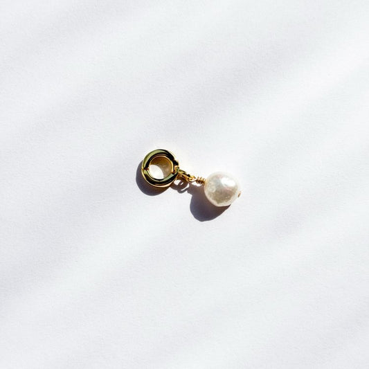 Freshwater Pearl Lock Charm