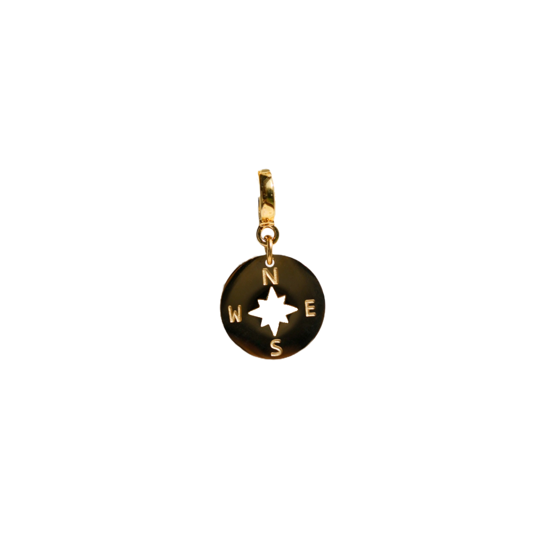 Compass Lock Charm