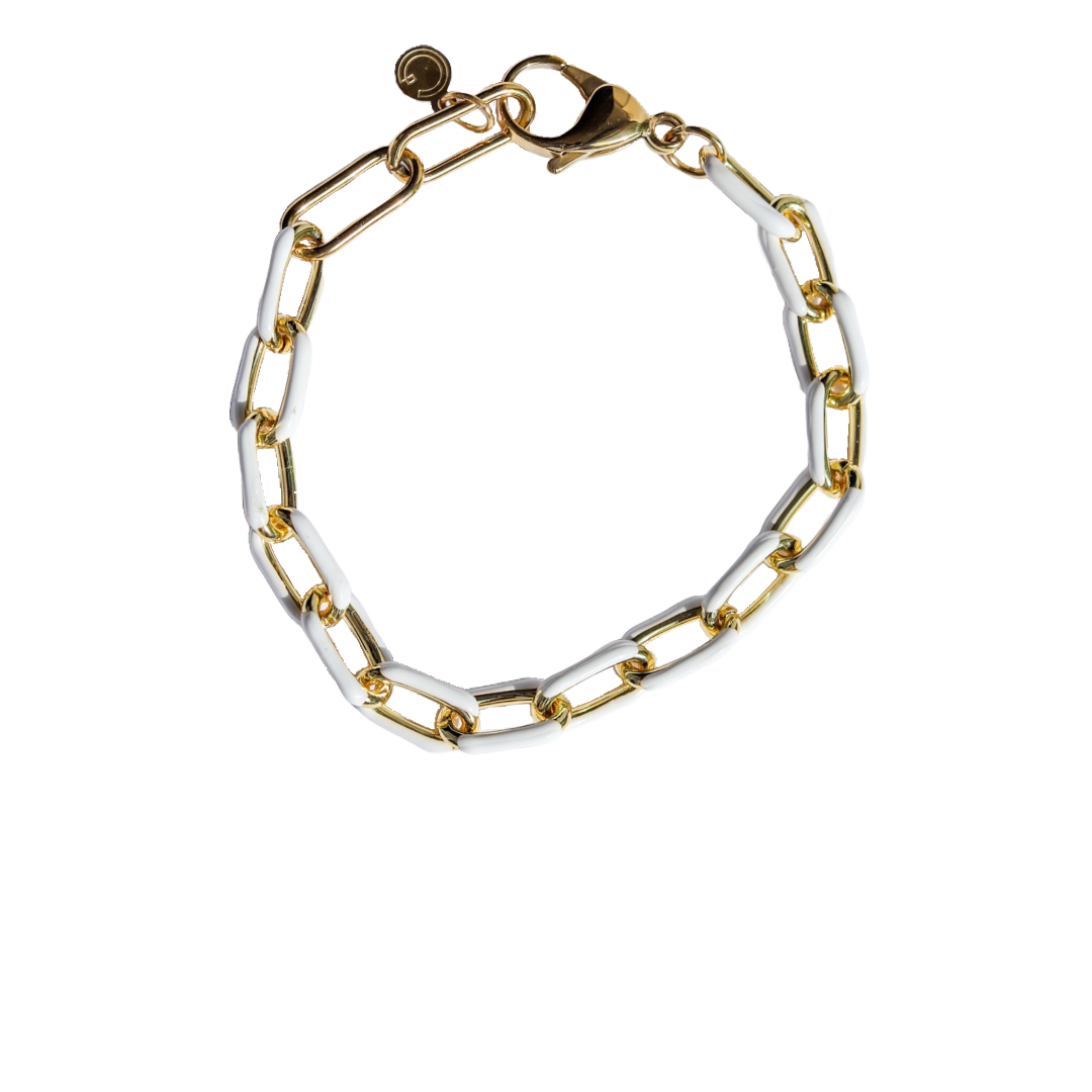 Gold Enamel bracelet