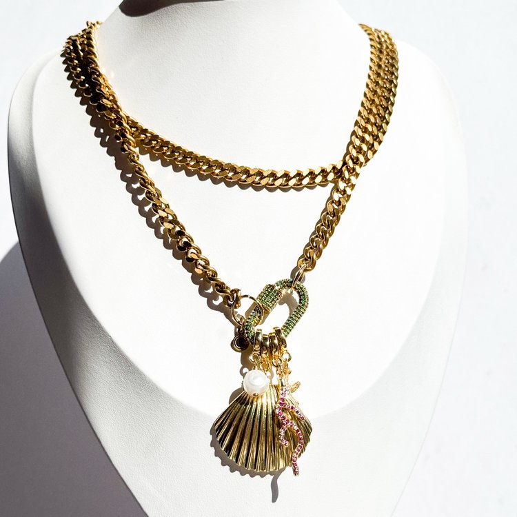 Freshwater Pearl Lock Charm