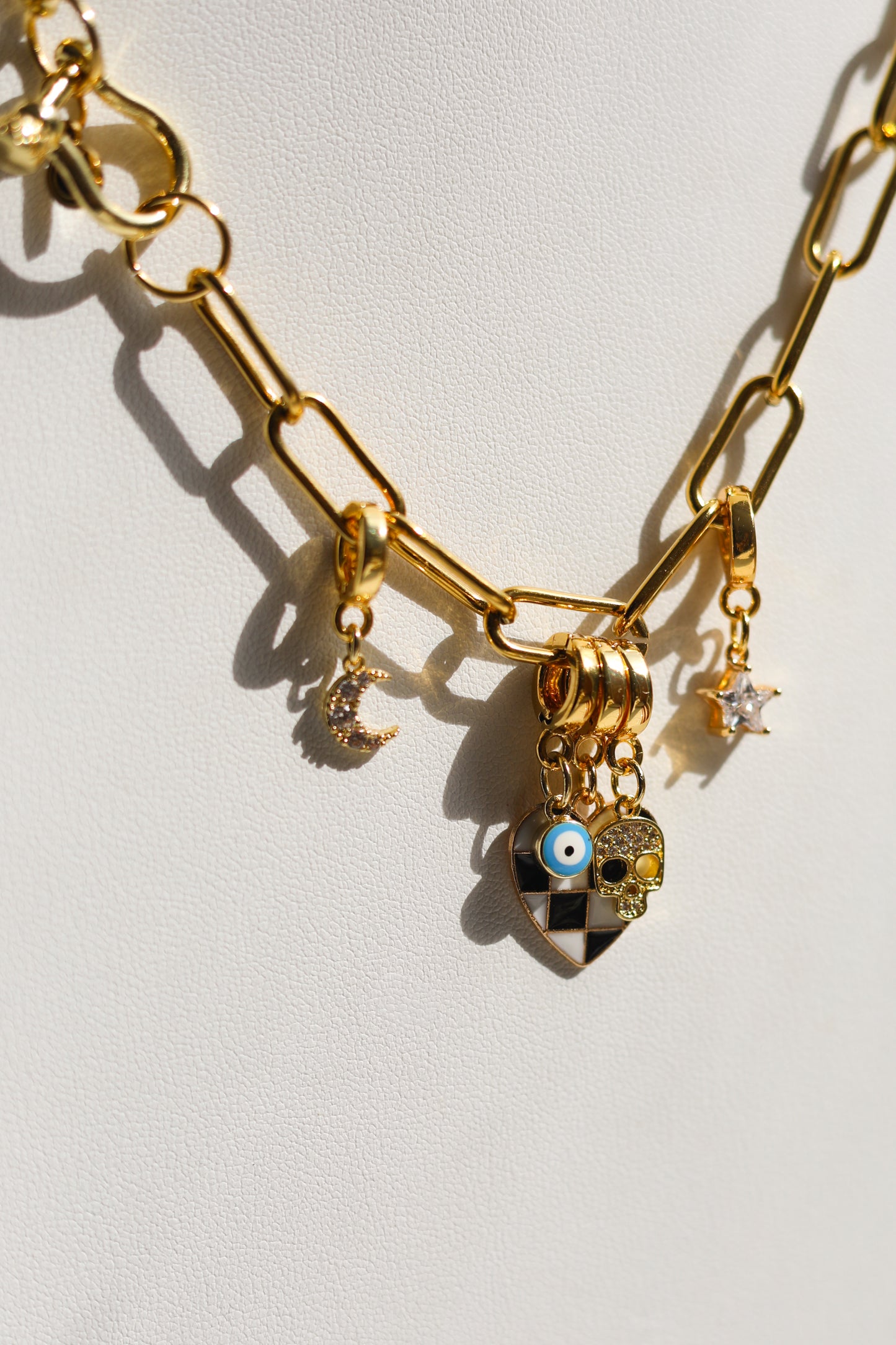 Pavé Skull Lock Charm