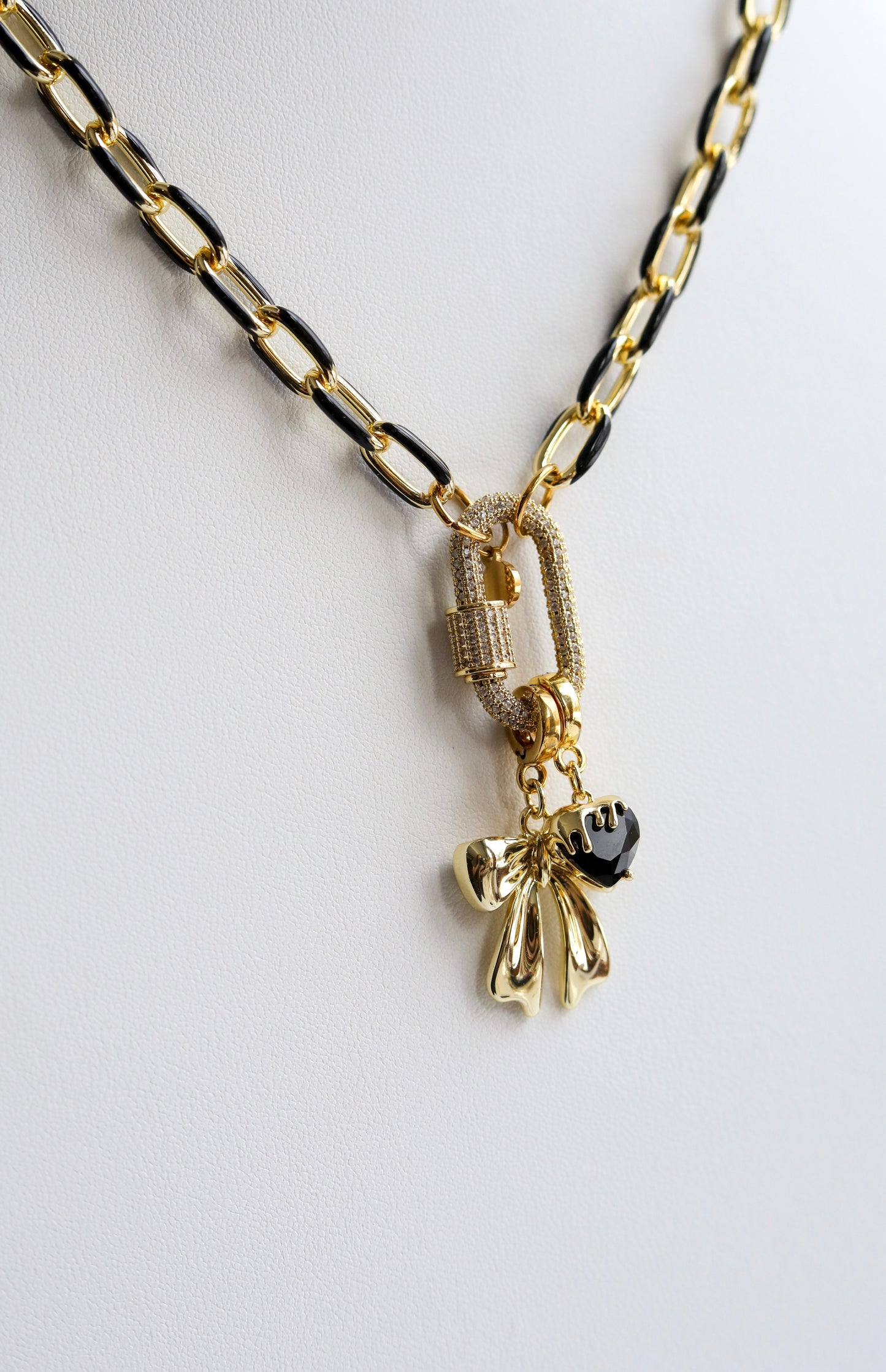 Drip Heart Lock Charm