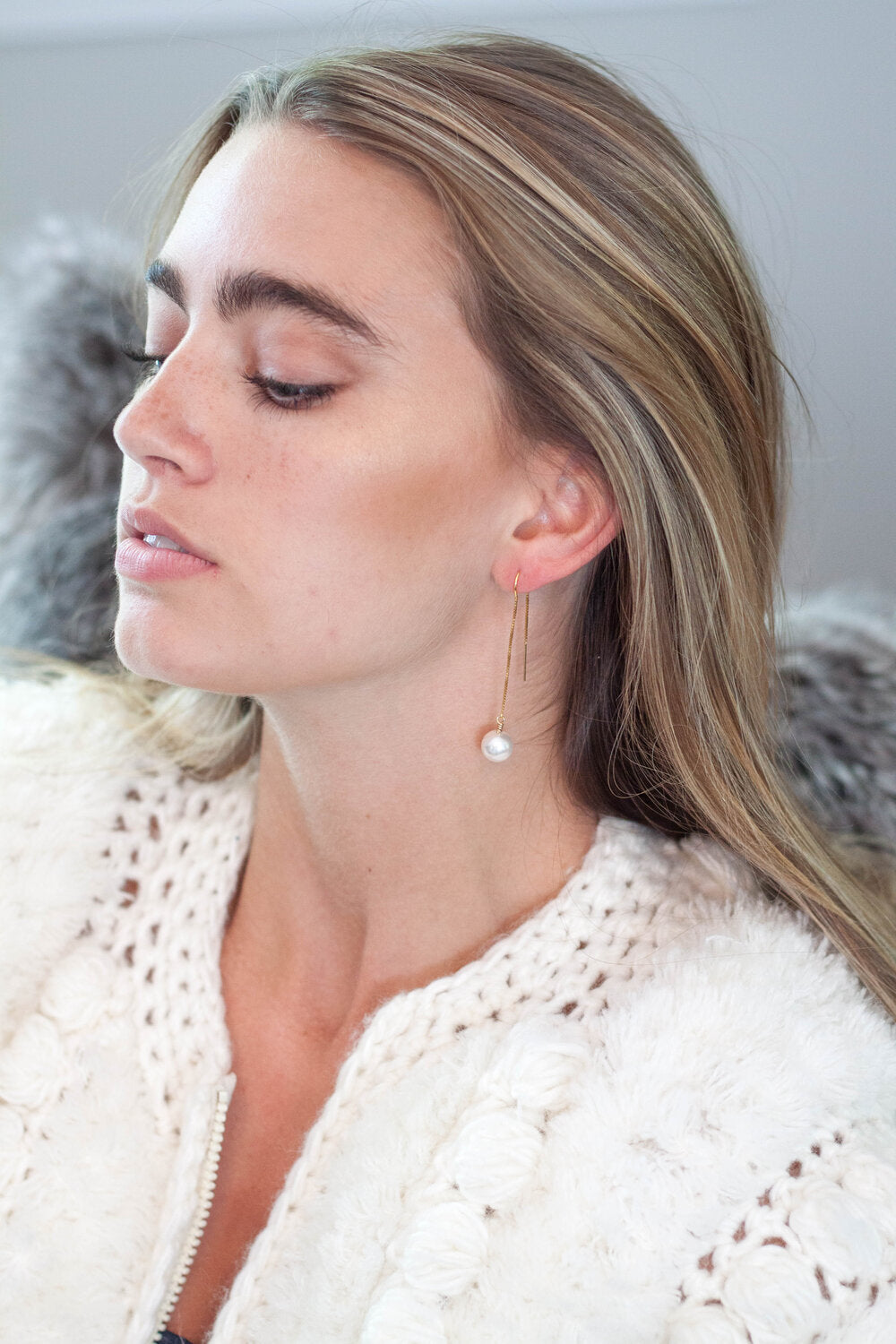 White Koko Pearl Threads