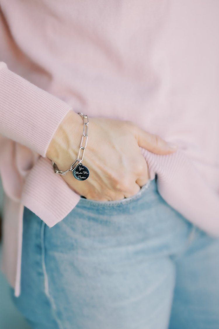 You Make Me Better Pendant Bracelet