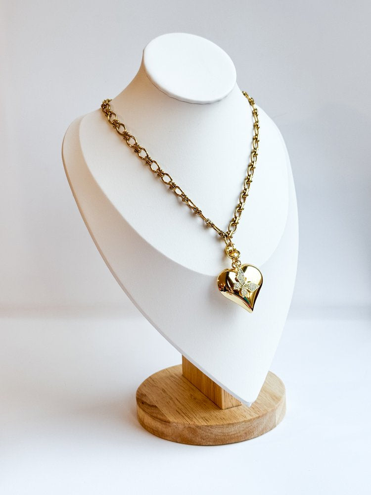 Large Butterfly Lock Charm