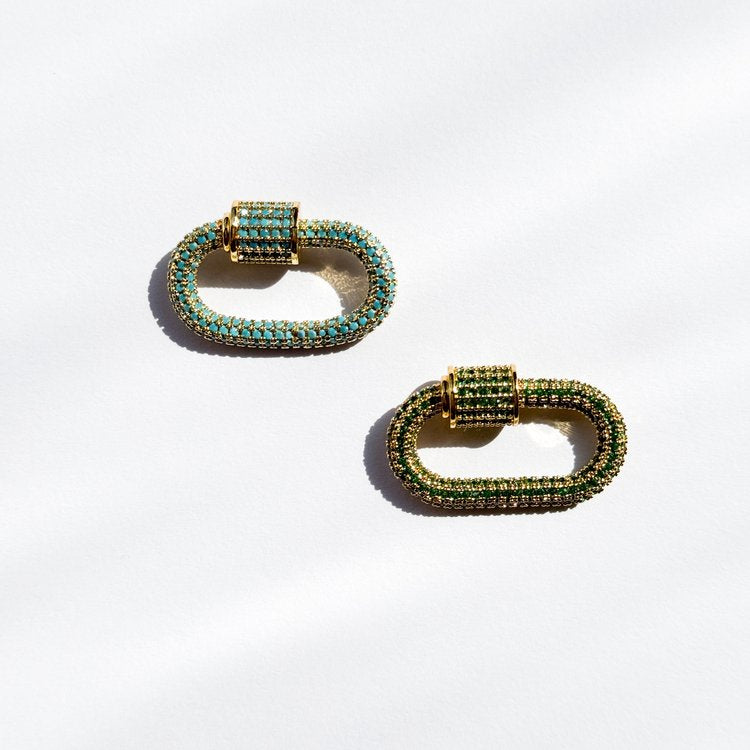 Green and Blue Clasps
