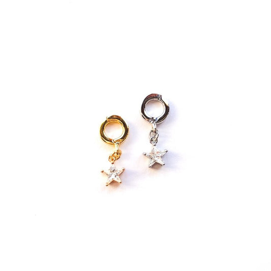 Cut Star Lock Charm