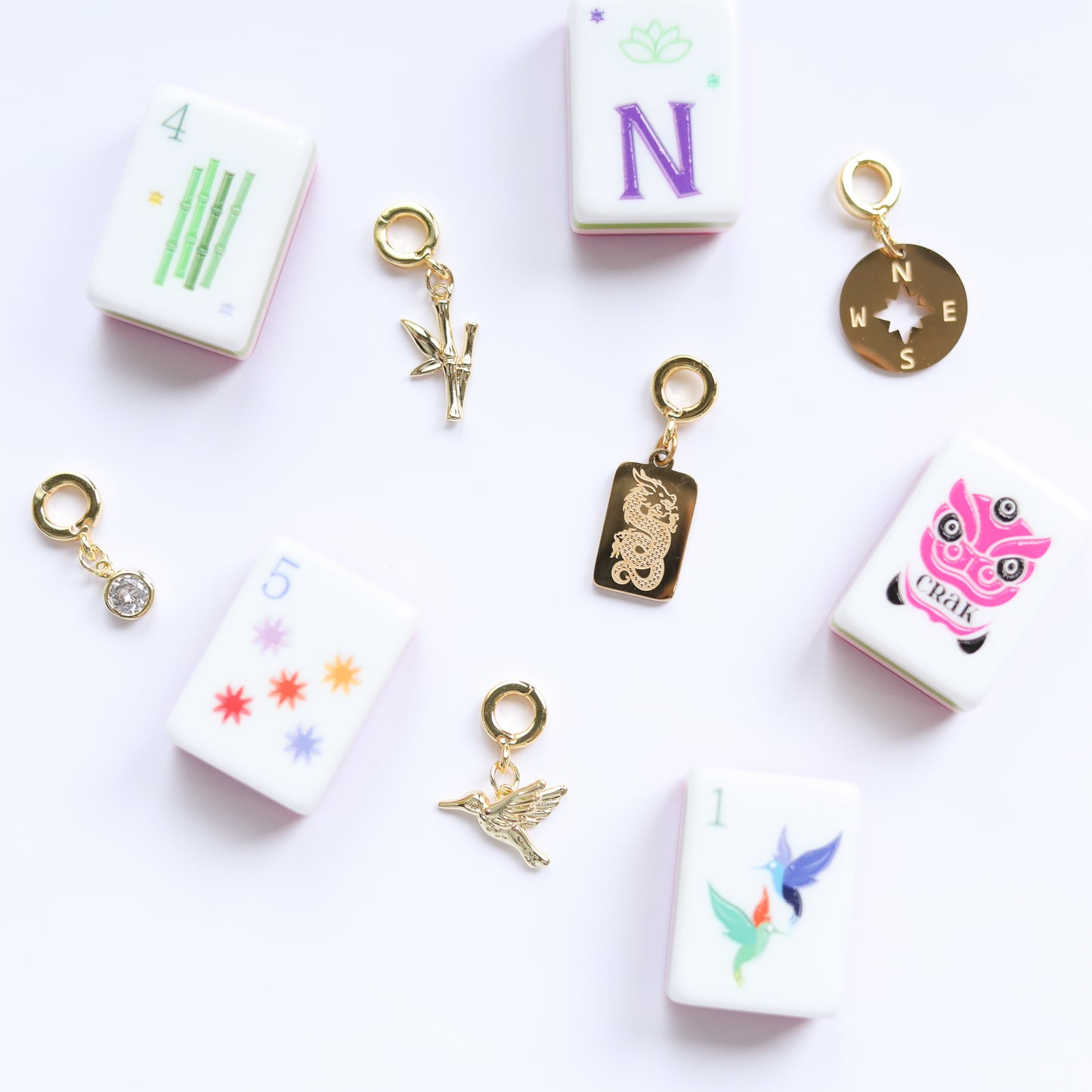 Compass Lock Charm