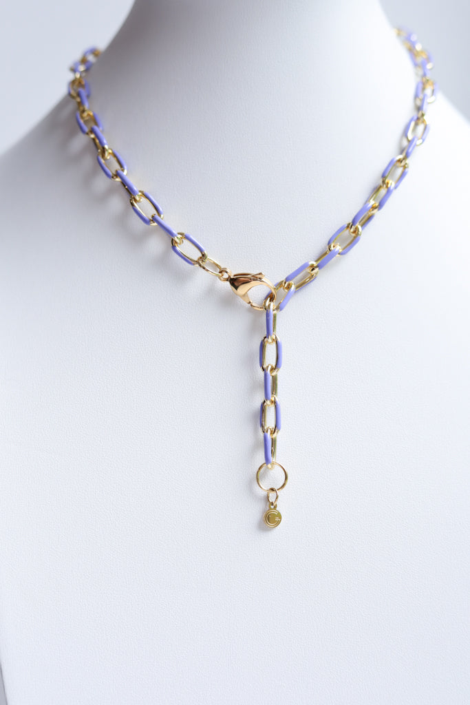 Classic Enamel Chain Necklace