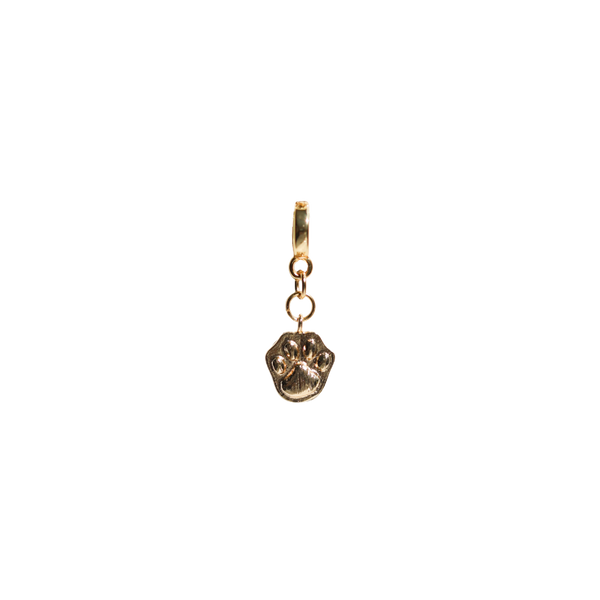 Paw Print Lock Charm
