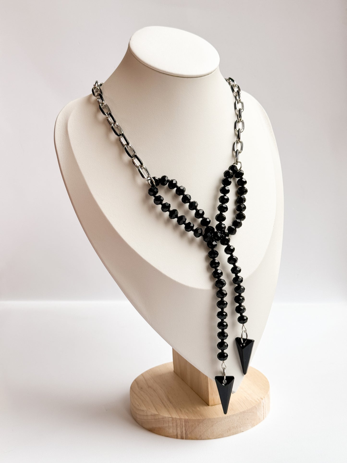 Crystal Bow Necklace