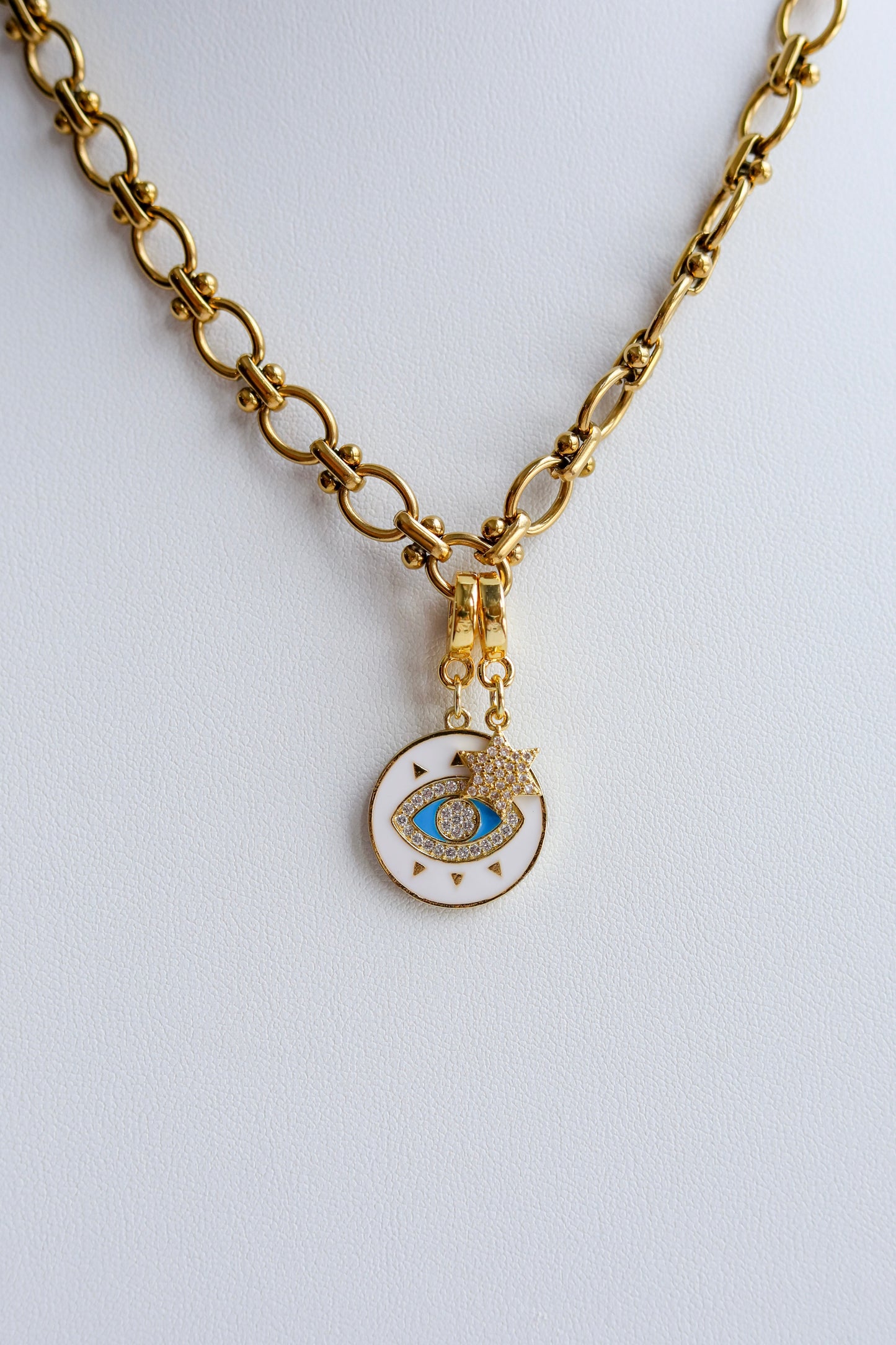 Star of David Lock Charm