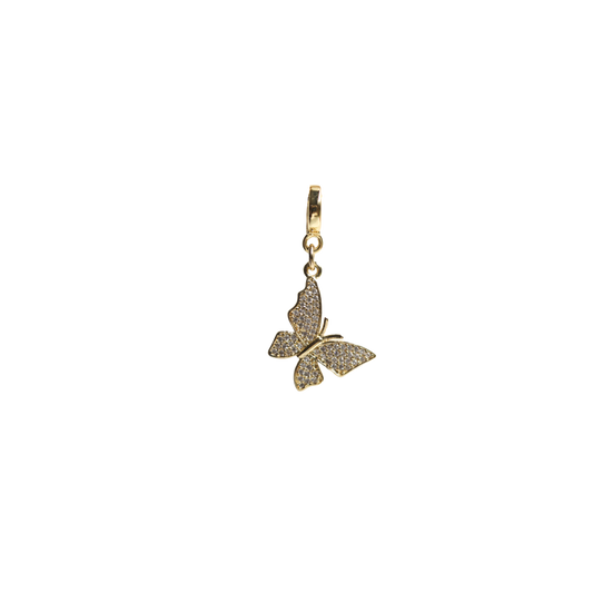 Large Butterfly Lock Charm
