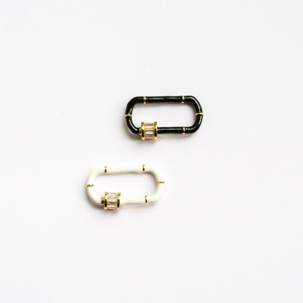 Enamel Baguette Clasps