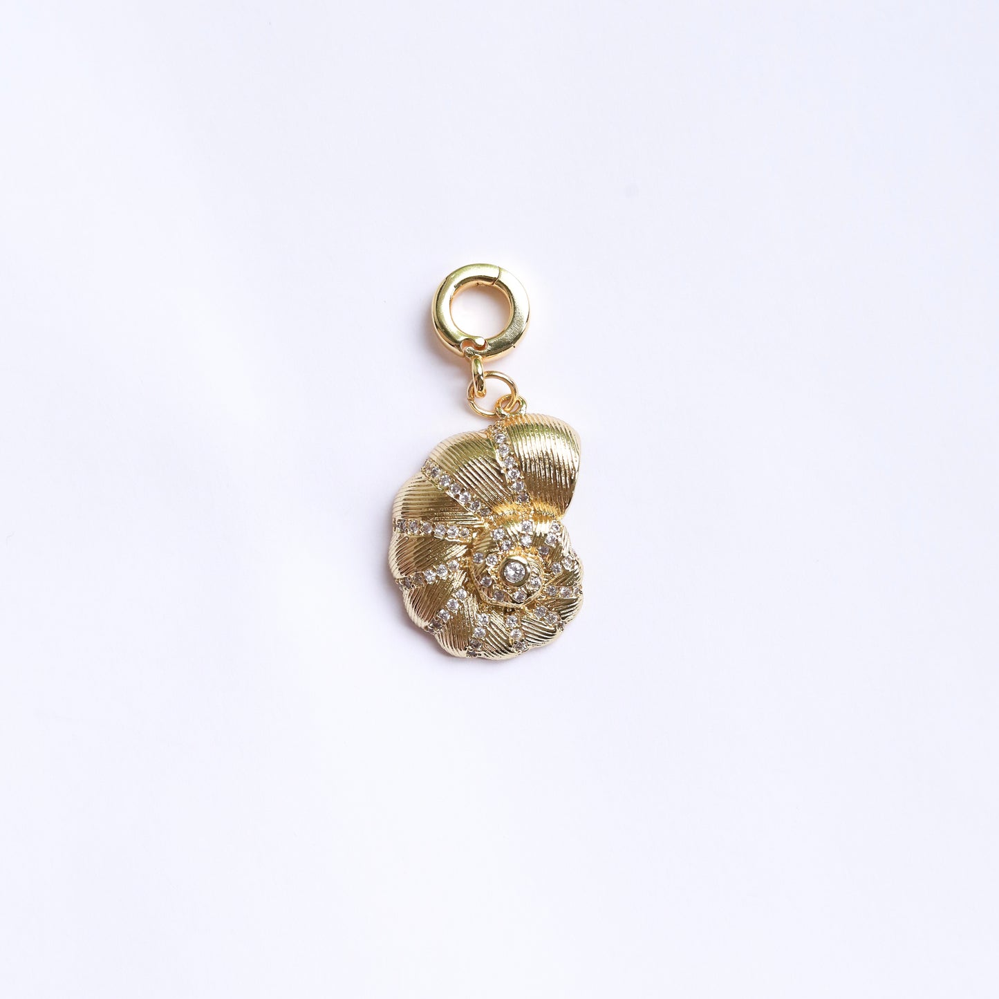Nautilus Shell Lock Charm