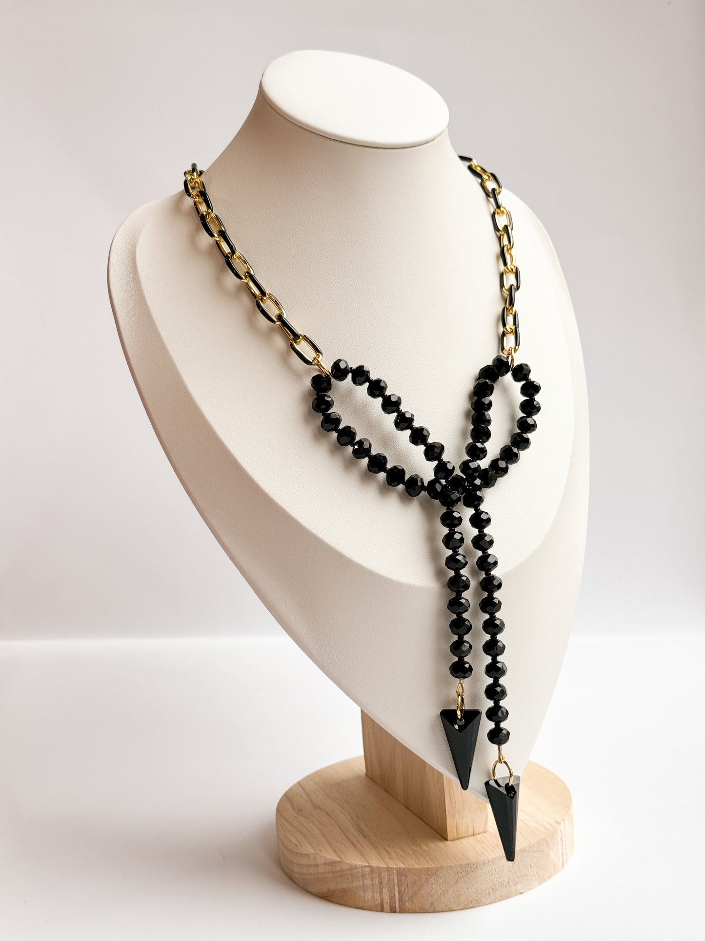 Crystal Bow Necklace