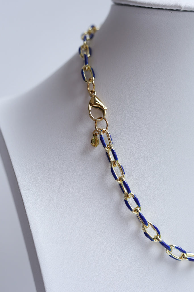 Classic Enamel Chain Necklace