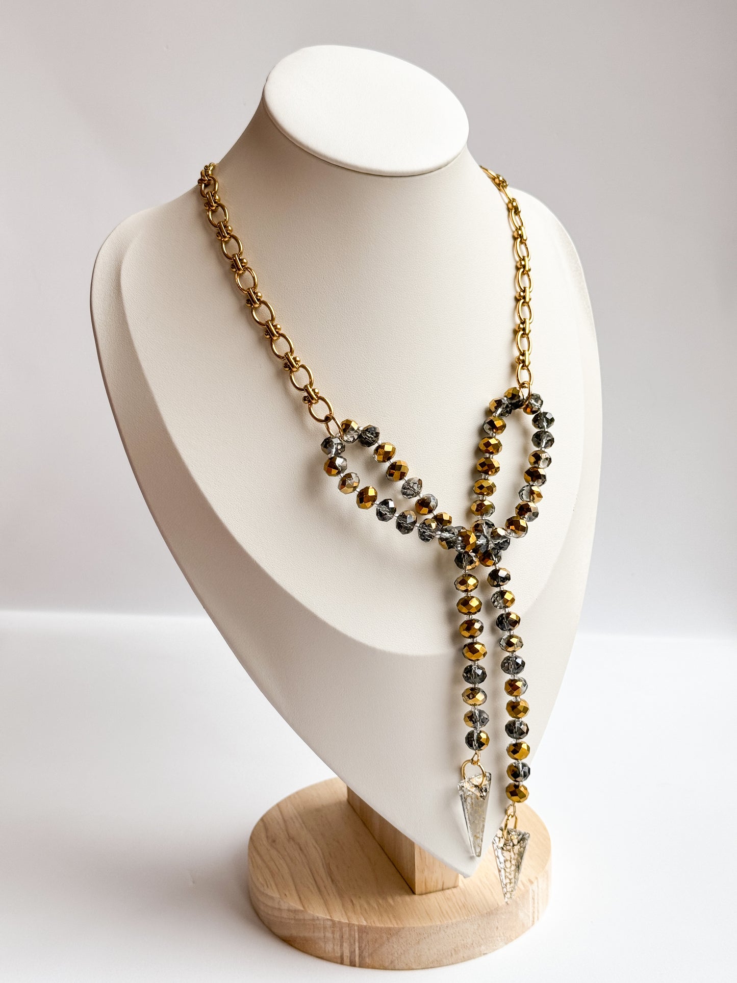 Crystal Bow Necklace