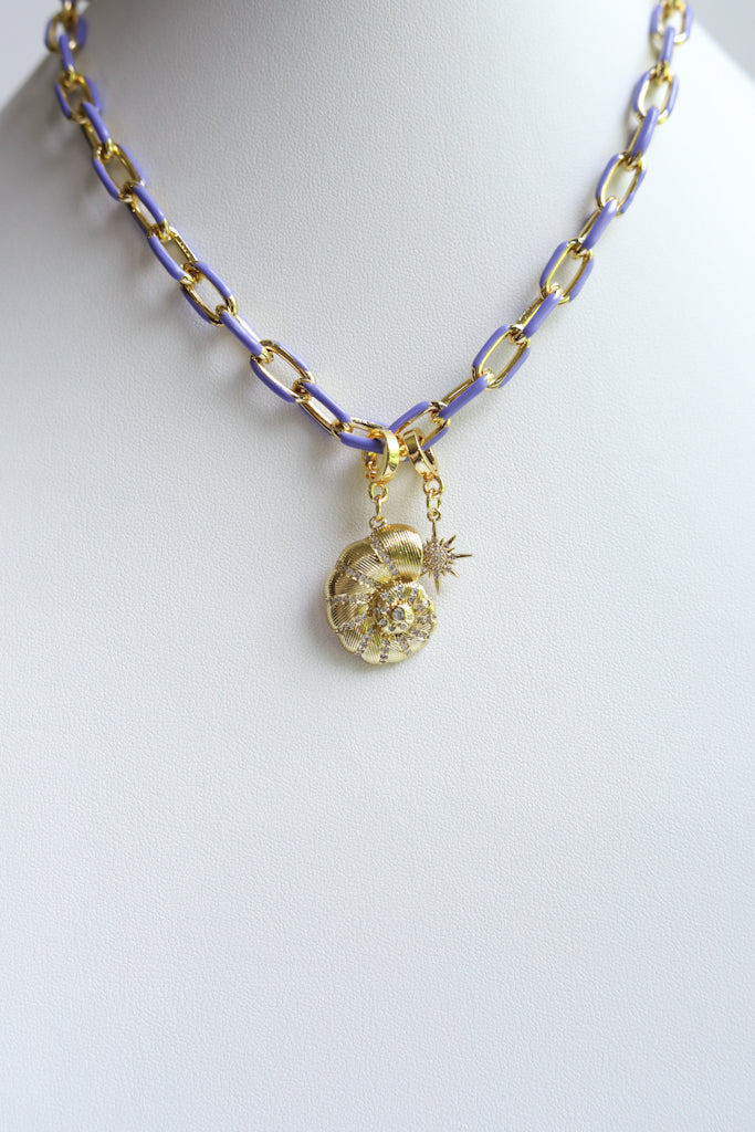 Classic Enamel Chain Necklace
