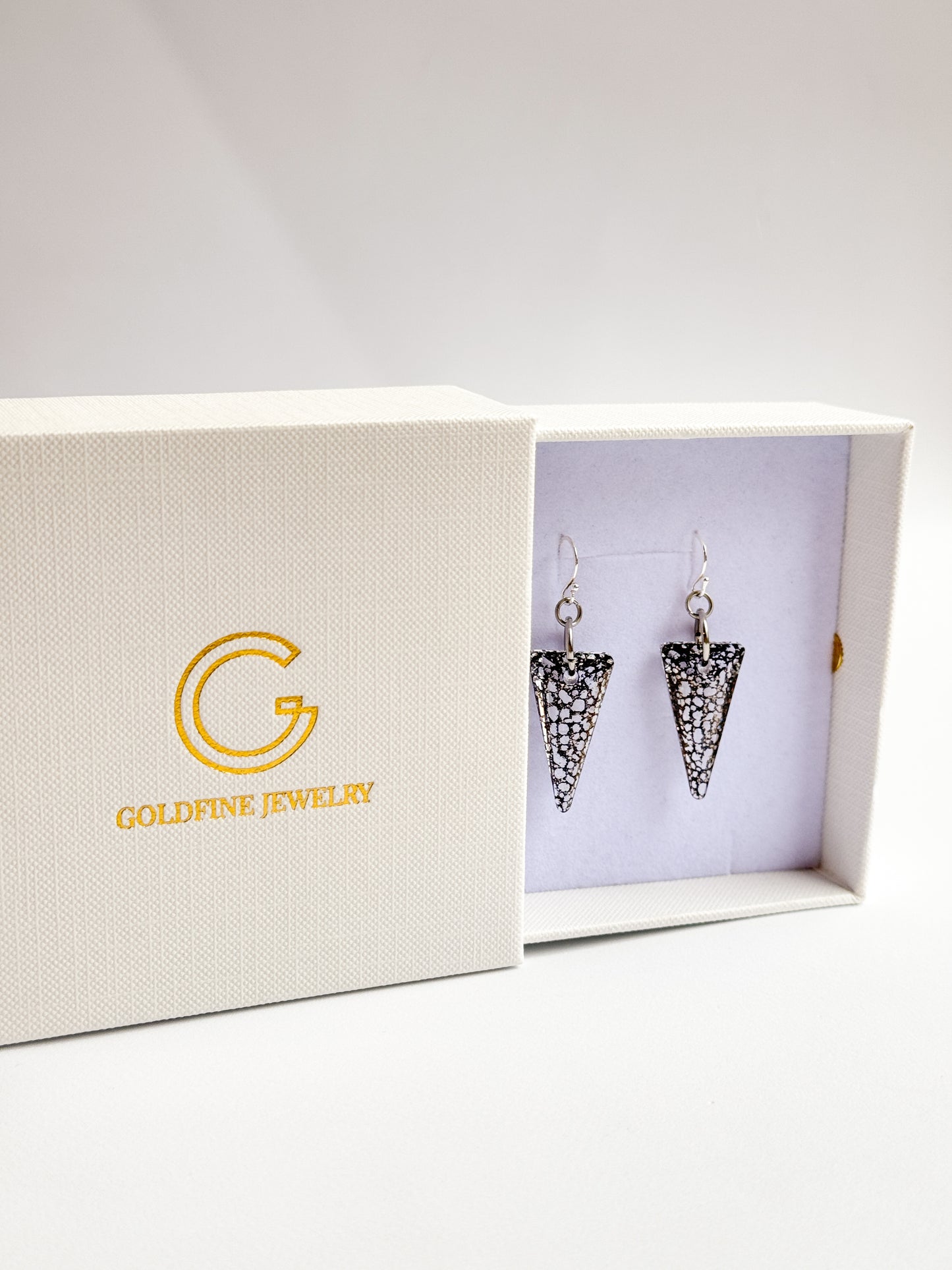 Patina Crystal Spike Earrings