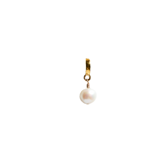 Freshwater Pearl Lock Charm