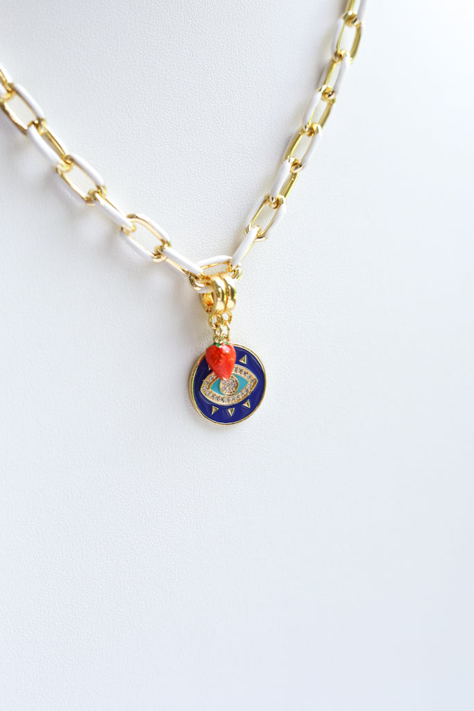 Classic Enamel Chain Necklace