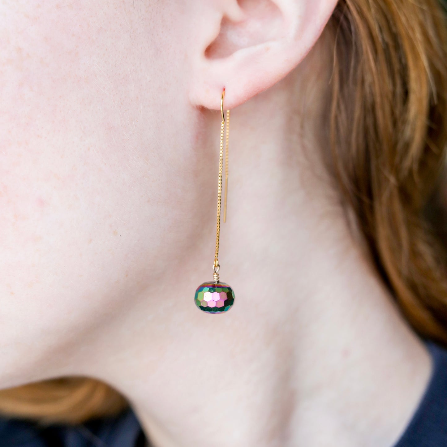 Rainbow Disco Earrings