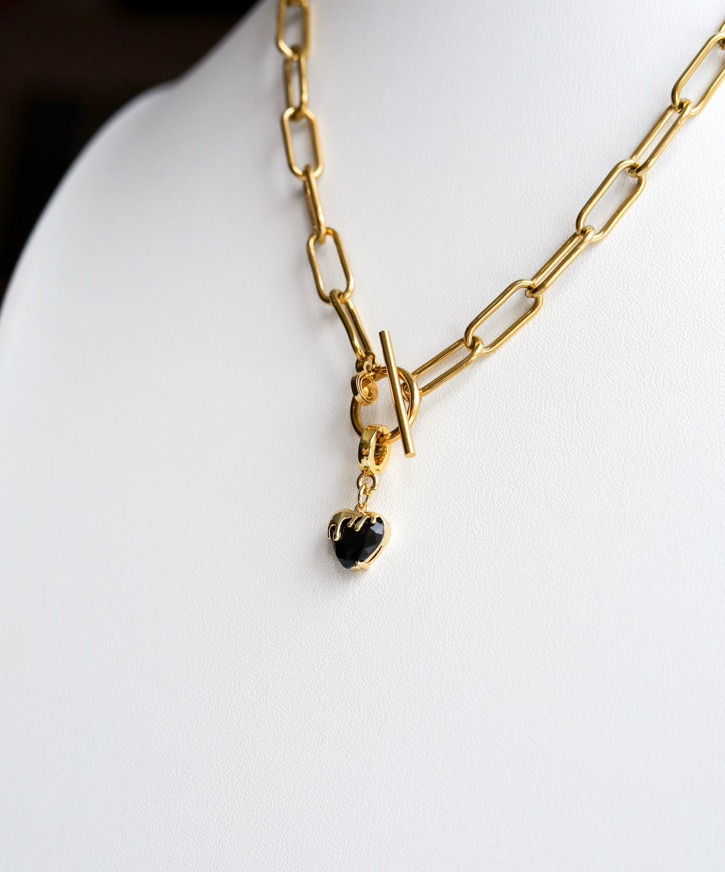 Drip Heart Lock Charm