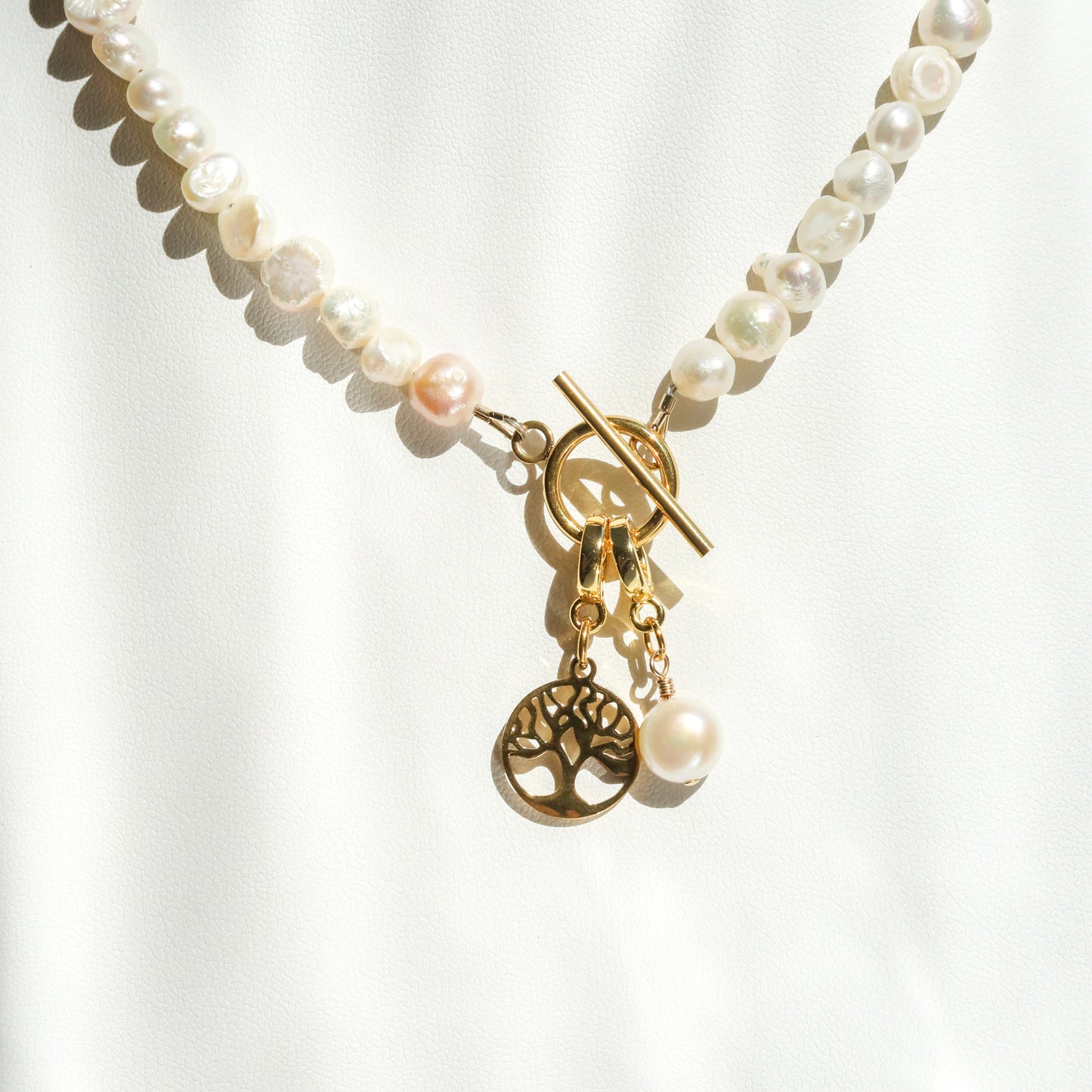Freshwater Pearl Toggle Necklace