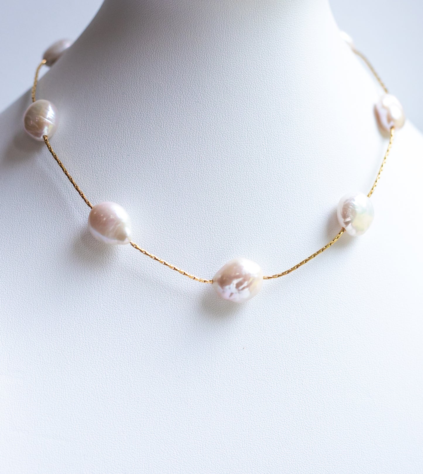 Freshwater Coin Pearl Necklace