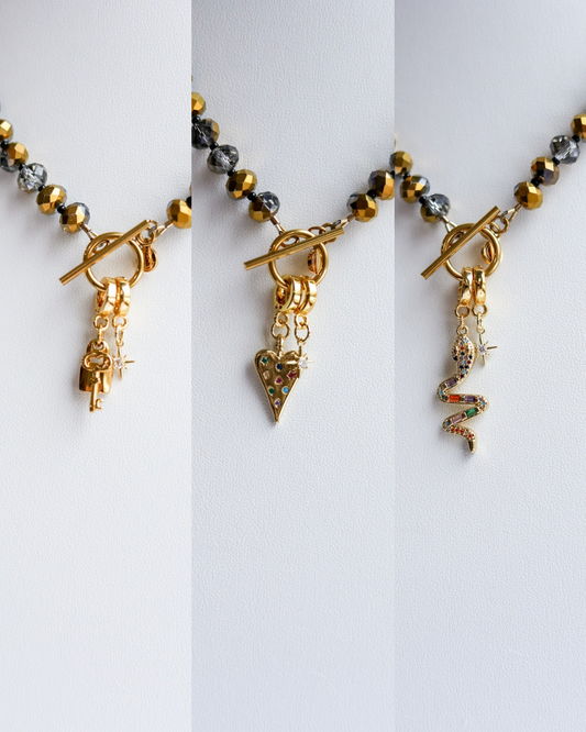 The Avery Gold Crystal Necklace