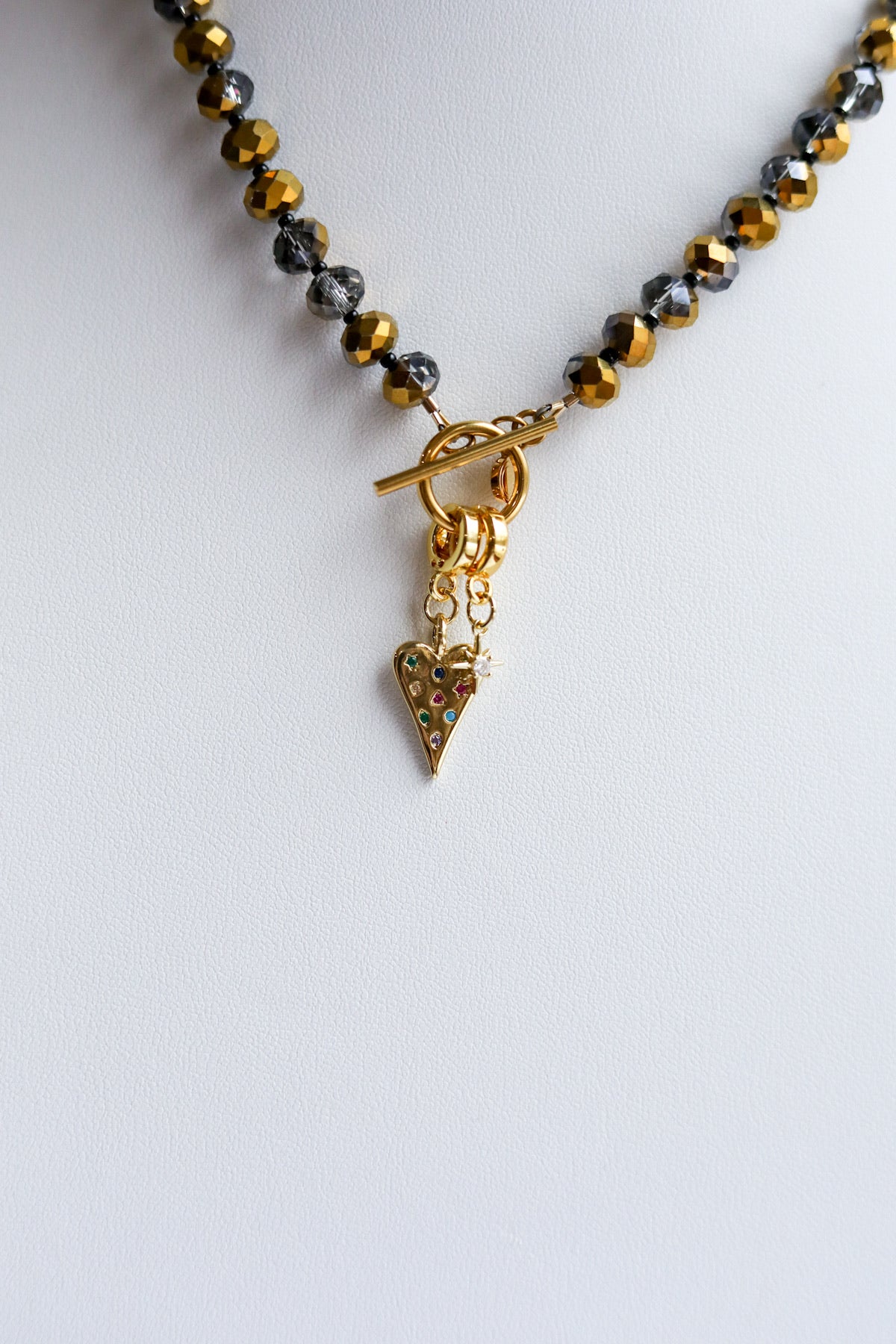 The Avery Gold Crystal Necklace