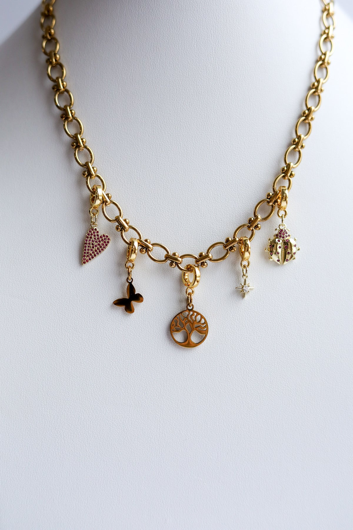 The August Charm Necklace
