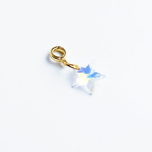 Crystal Star Lock Charm