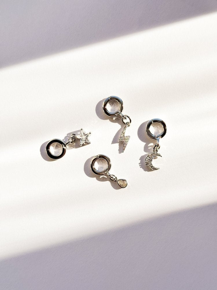 Cut Star Lock Charm