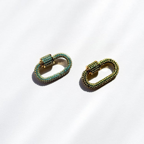 Green and Blue Clasps