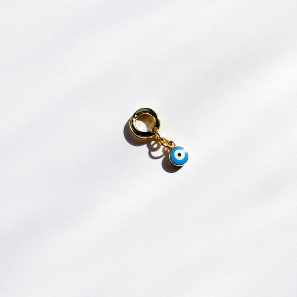 Blue Evil Eye Lock Charm